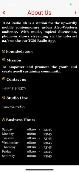 Game screenshot TGM RADIO UK hack