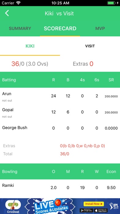 CricDost Scorer screenshot 2