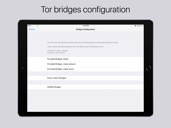 Proxy: Anonymous web browser iPad app afbeelding 4