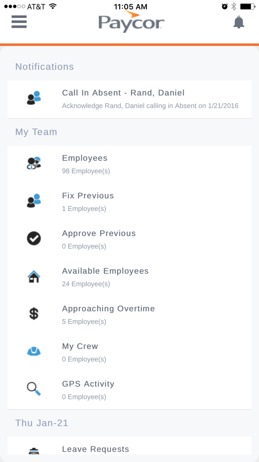 #3. Paycor Time on Demand:Manager (iOS) Με: Paycor, Inc.