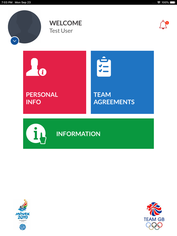 Team GB Games Portal