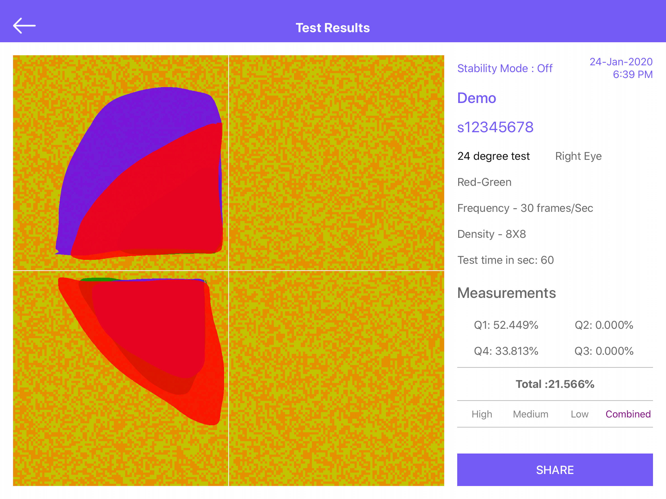 Visual Field Fast Pro screenshot 5