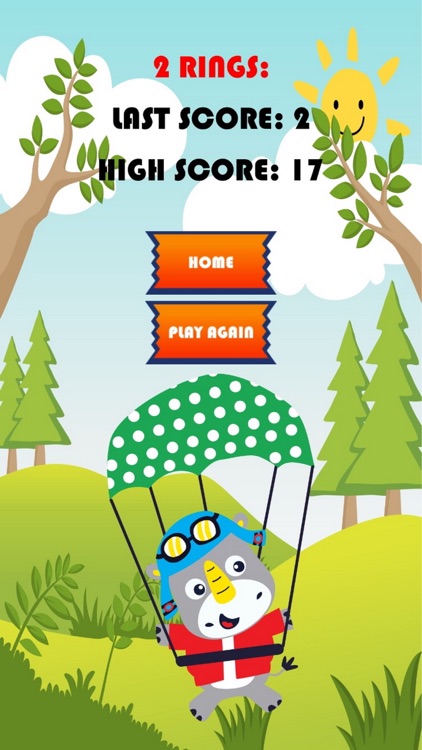 RHINO SKYDIVING IN RING