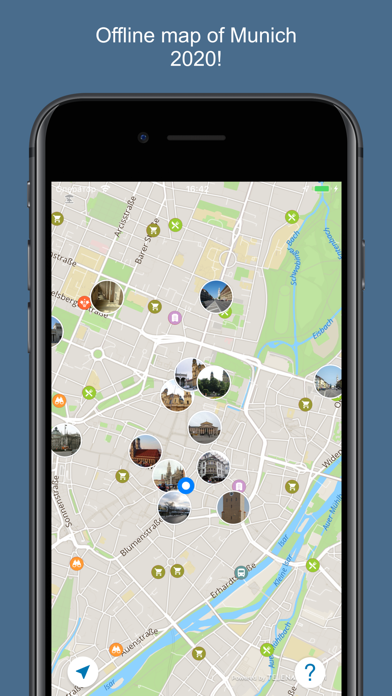 Мюнхен 2017 — офлайн карта, гид, путеводитель! Screenshot 1