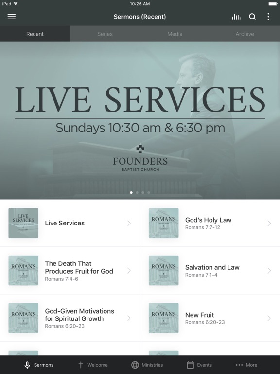 Screenshot #4 pour Founders Baptist Church