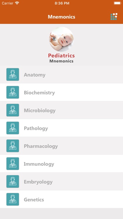 Pediatrics Mnemonics