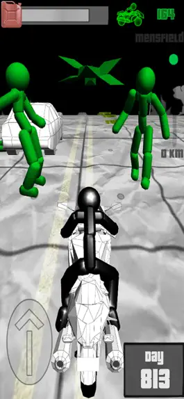 Game screenshot Stickman Zombie: Bike Racing apk