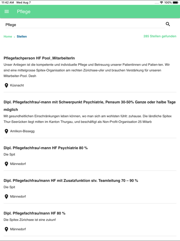 Screenshot #5 pour Swiss Medi Jobs