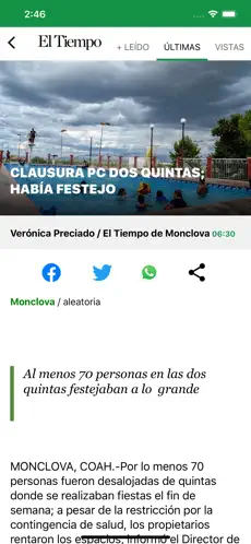 صورة 4 El Tiempo Monclova iphone