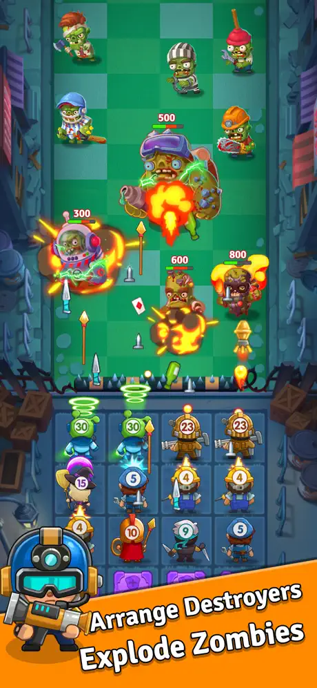 Zombie Destroyer: Merge & Idle