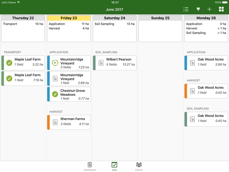 John Deere MyJobsManager