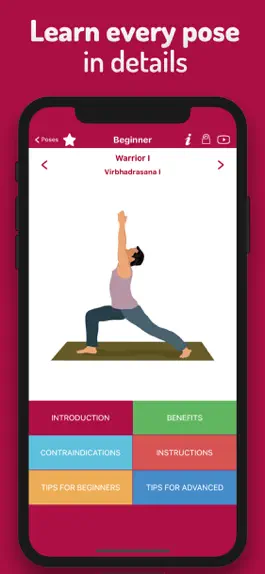 Game screenshot Yoga App - Yoga for Beginners hack