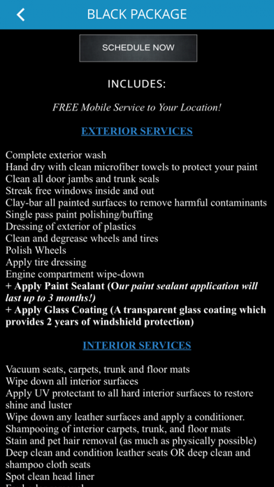 Kenyon Mobile Detailing iPhone screenshot 2 - Business app