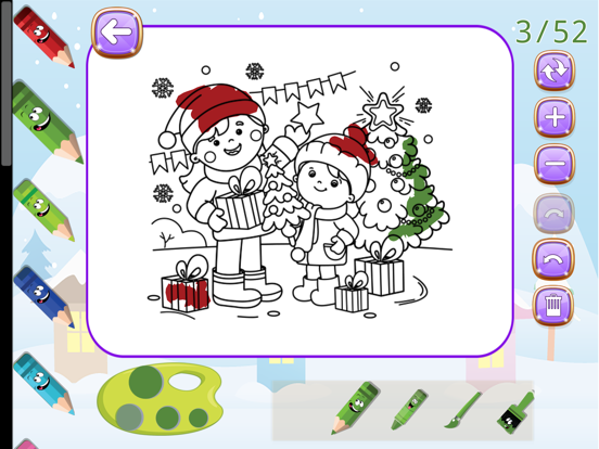 Screenshot #6 pour Père Noël à colorier Livres
