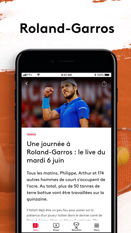 France tv sport: Roland-Garros screenshot-0