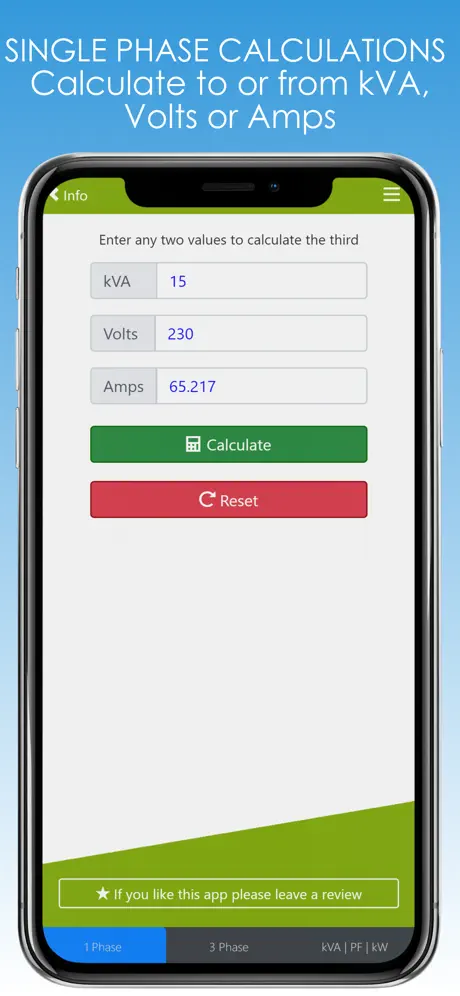 kVA Calculator