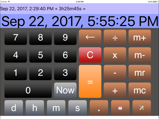 Screenshot #2 for Time Calculator*