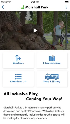 Game screenshot VanParksVision apk