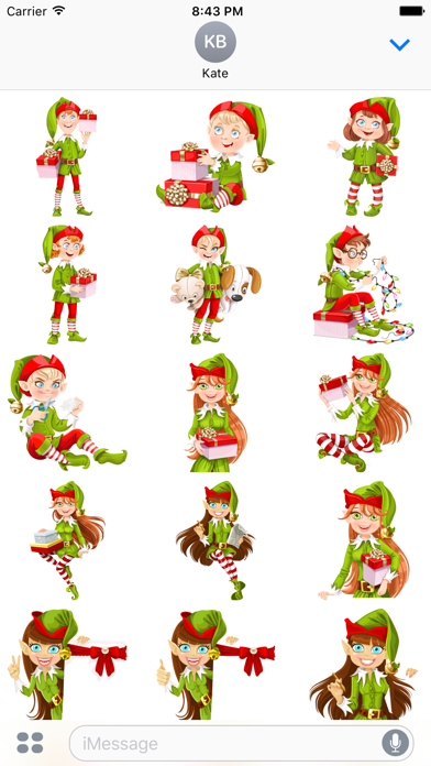 Screenshot #2 pour Santas Helpers Stickers