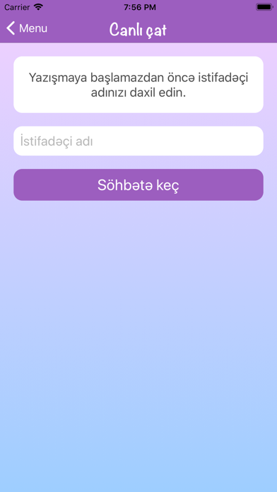 App screenshot