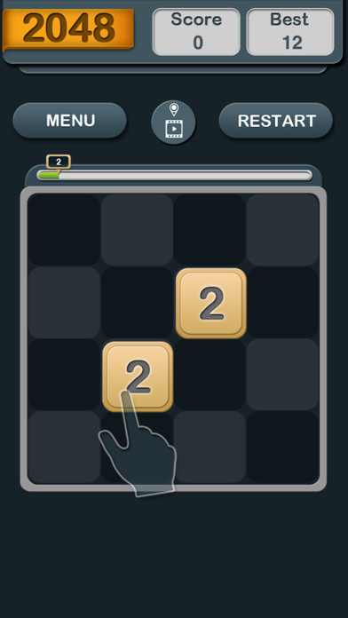 Screenshot #1 pour 2048 Mania Deluxe