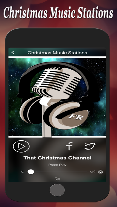 Screenshot #2 pour Christmas Music Stations