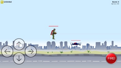 Screenshot #2 pour Endless 2D JetPack Fighter
