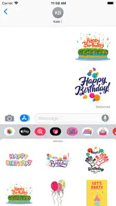 100+ Happy Birthday Stickers screenshot #9 for iPhone