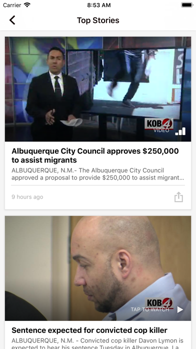 KOB 4 Albuquerque, New Mexico Screenshot