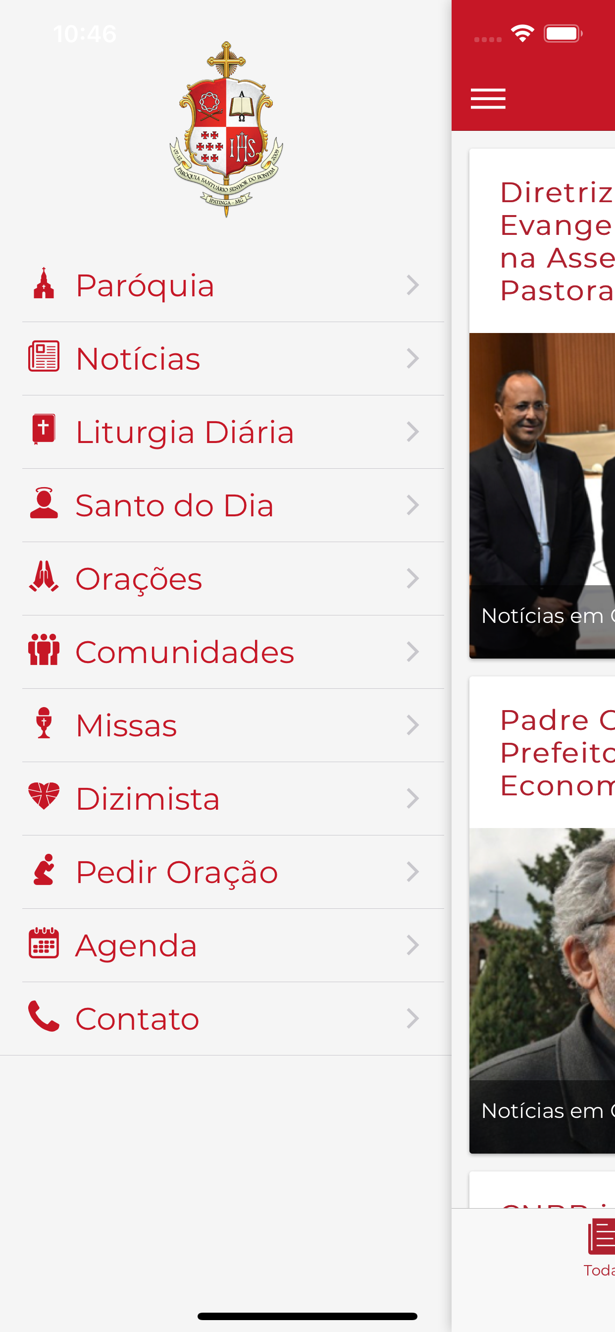 Paroquia Senhor Do  Bonfim screenshot 3