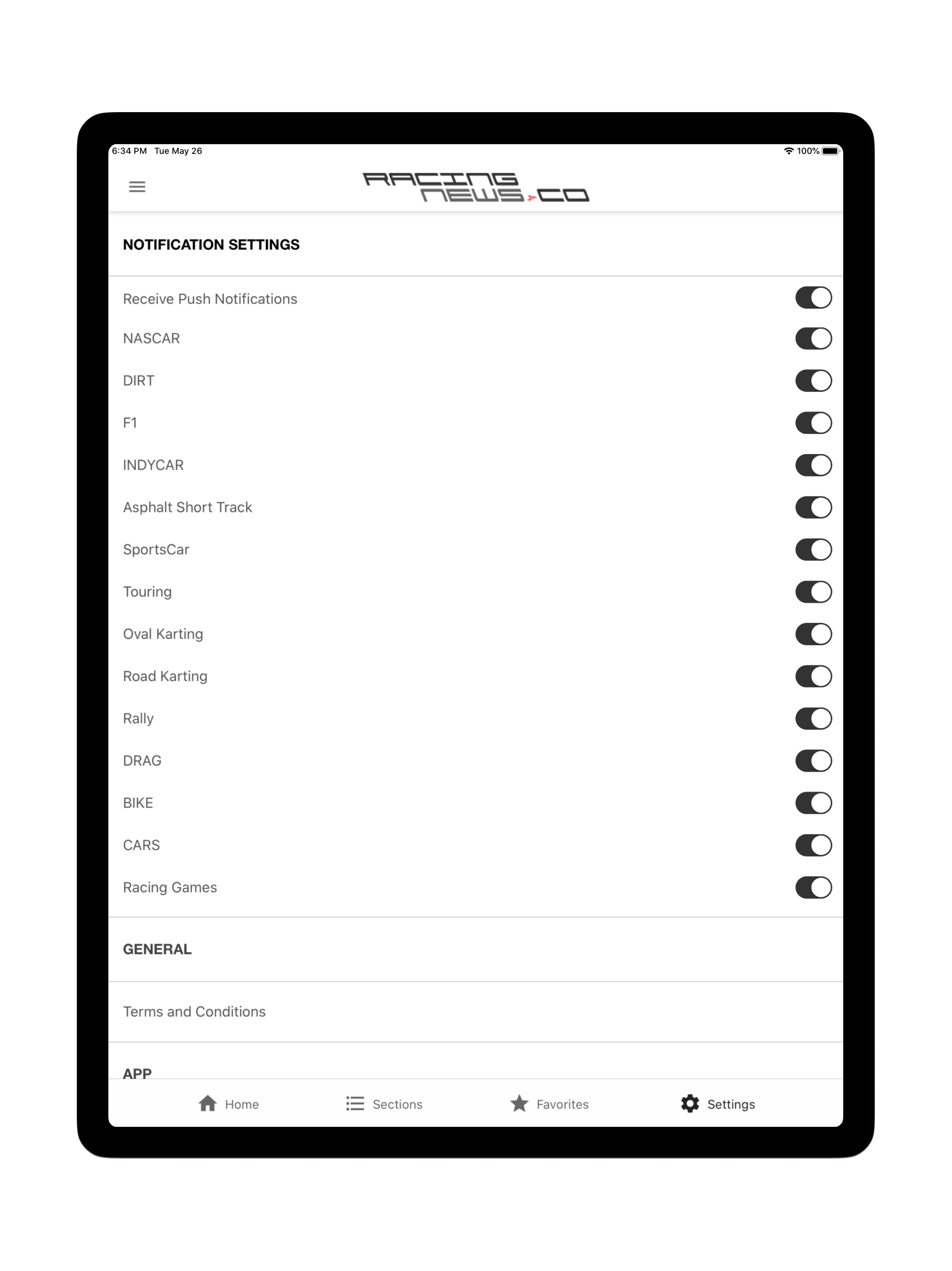 Racing News App screenshot 6