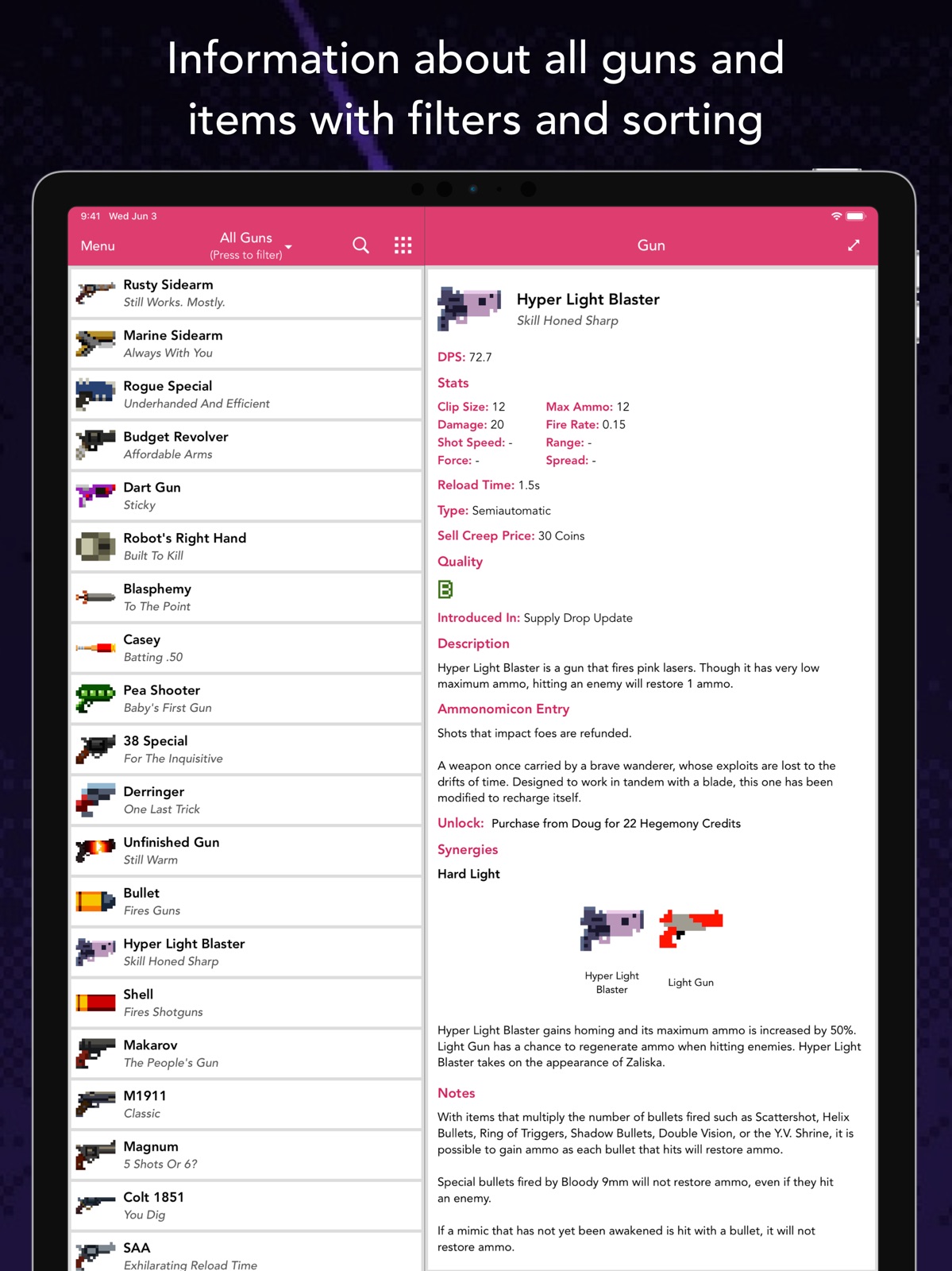 Guide for Enter the Gungeon ipad screenshot 1