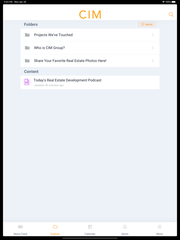 Screenshot #5 pour CIM Group Corporate App