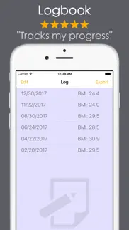 bmi calculator body mass index iphone screenshot 2