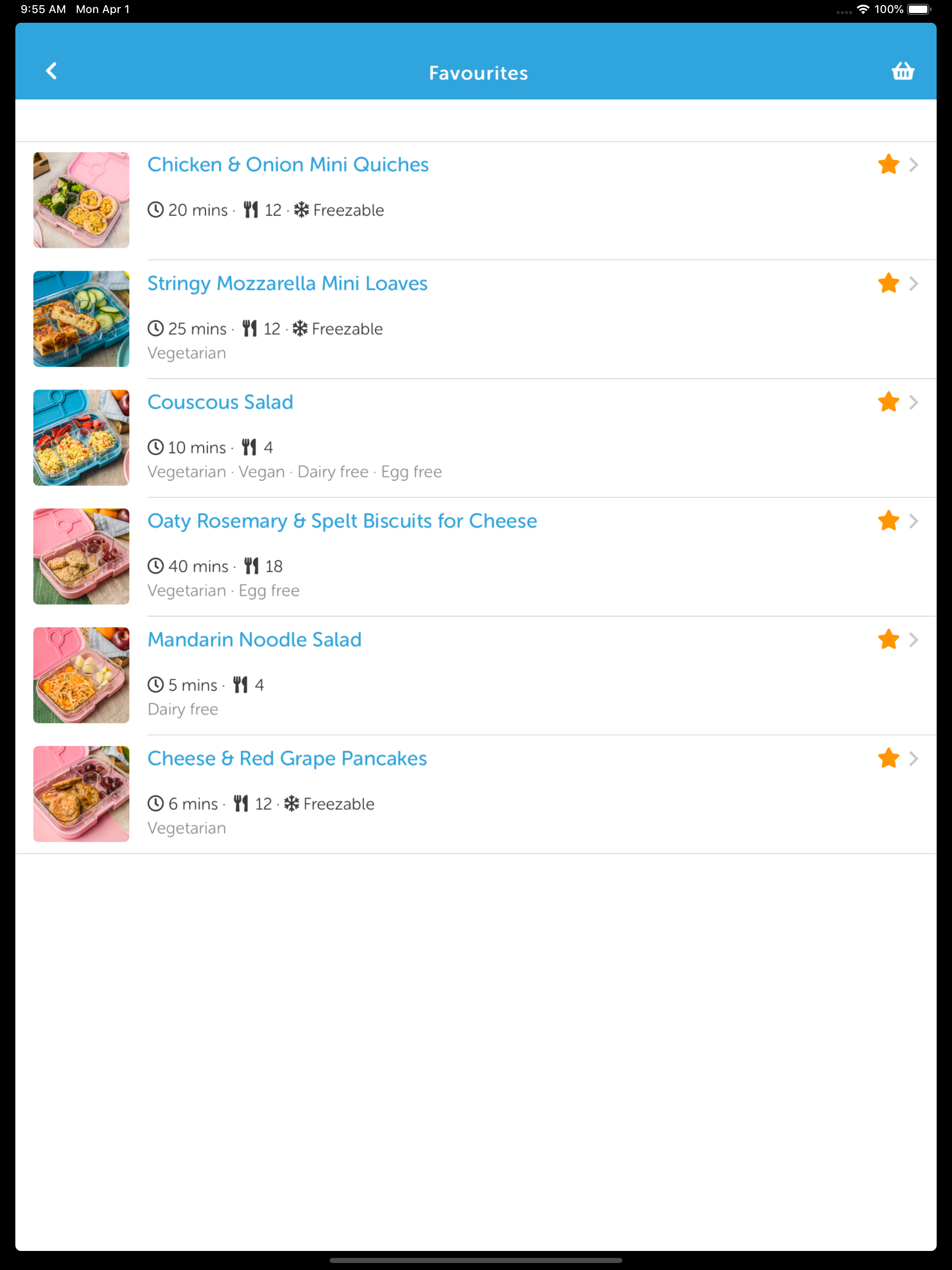 Lunchbox Recipes