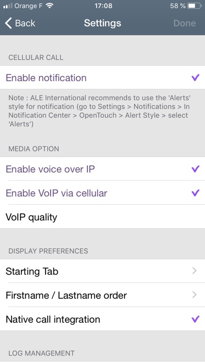 OpenTouch Conversation Plus screenshot-8