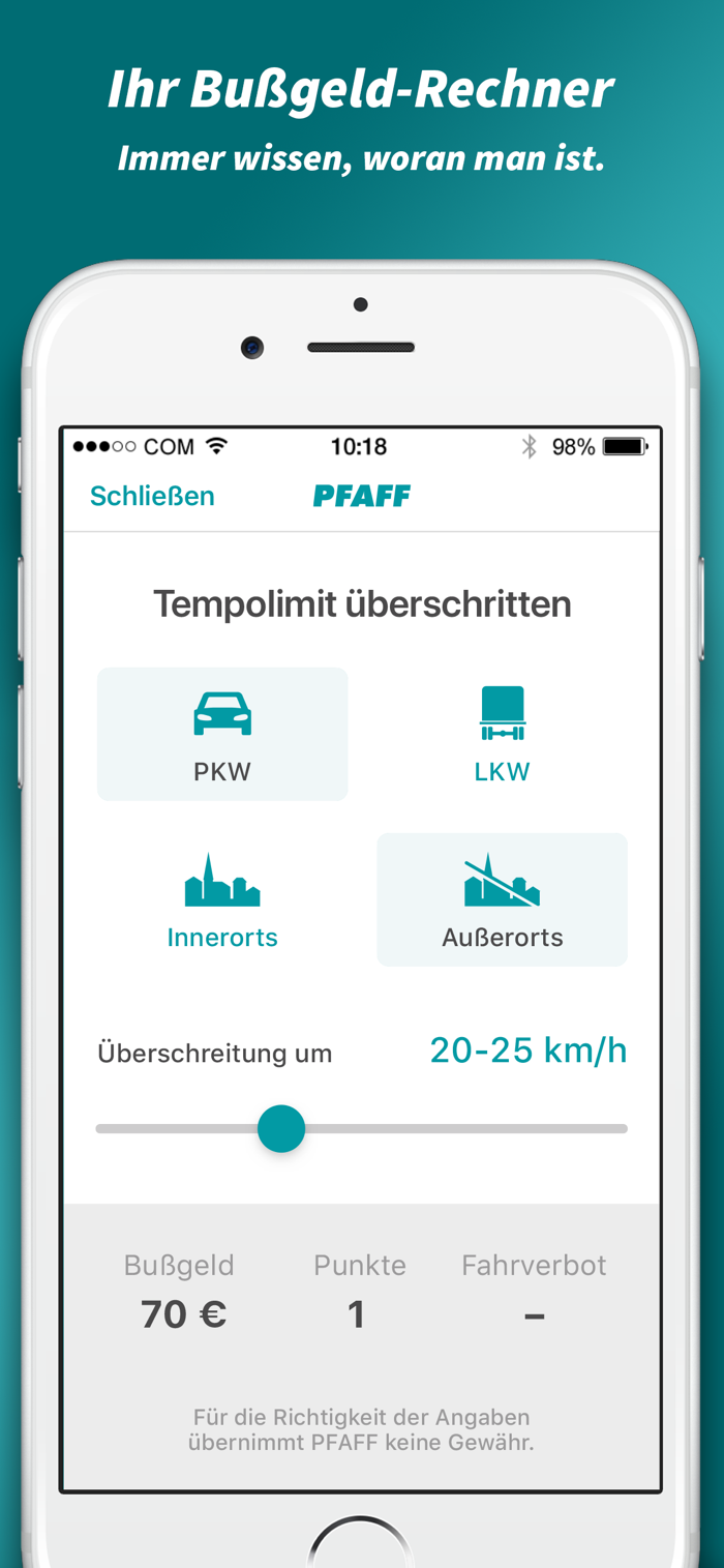 PFAFF Unfall-Helfer