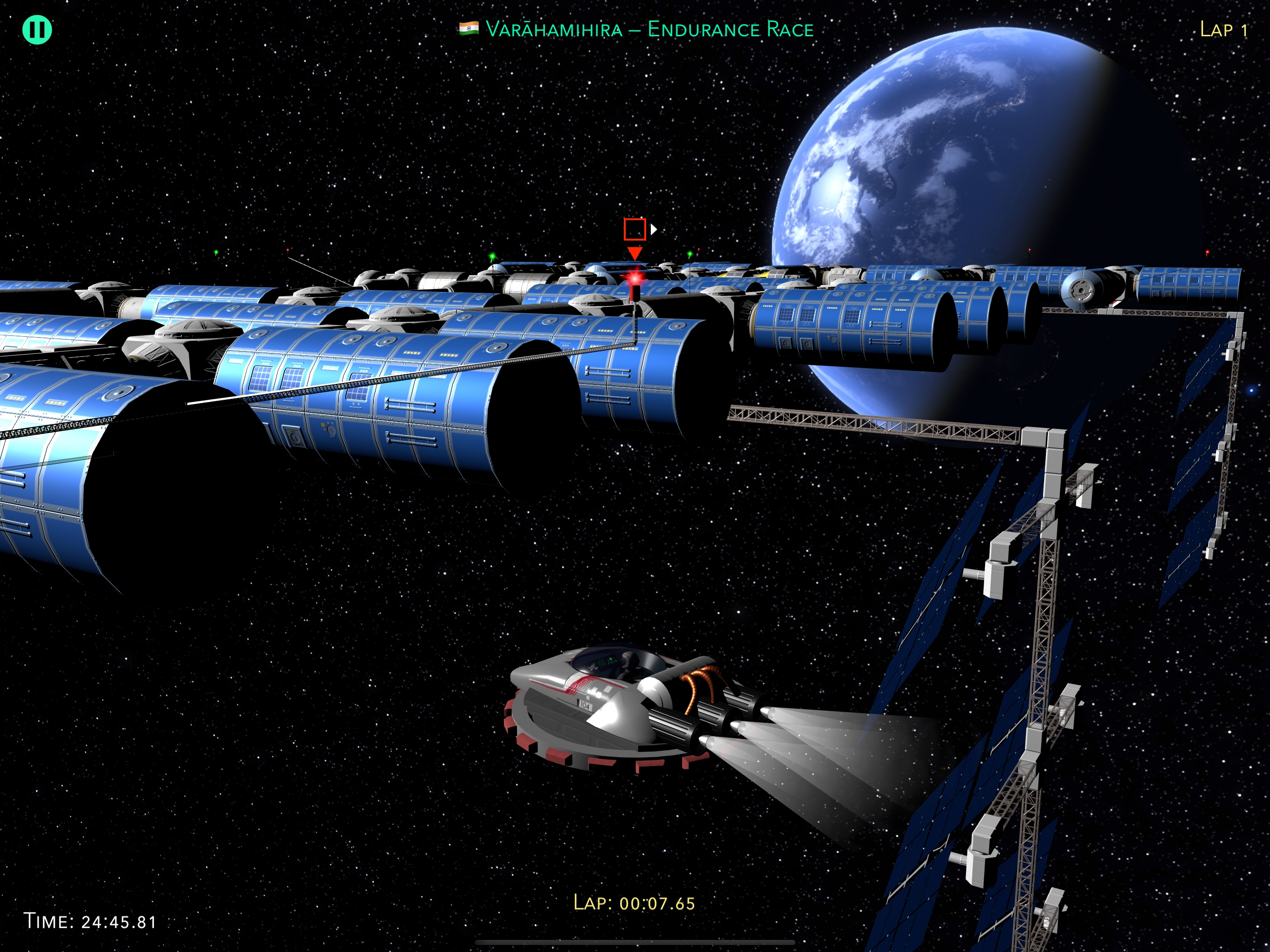 Space Station Racer Lite screenshot 10