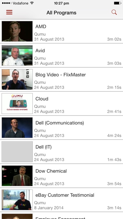 Qumu HD for Blackberry