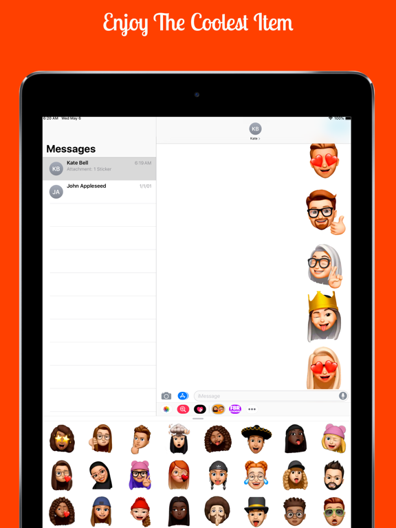 Screenshot #5 pour Stickers Memoji