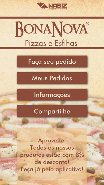 Bona Nova - Pizzas e Esfihas