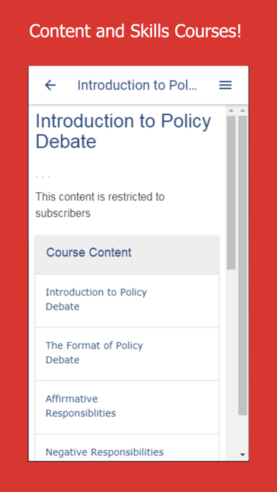 Policy Debate screenshot 2