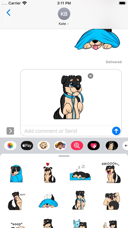 Angel The Husky Stickers screenshot-6