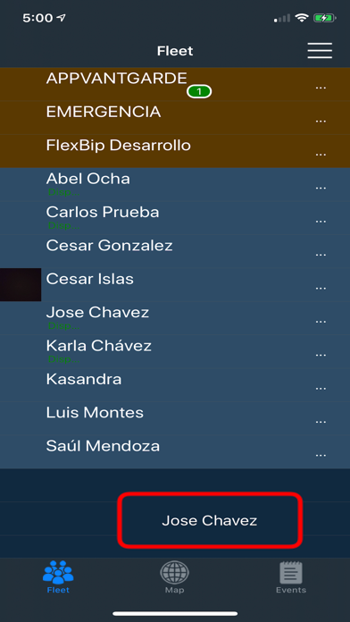 FlexBip iPhone screenshot