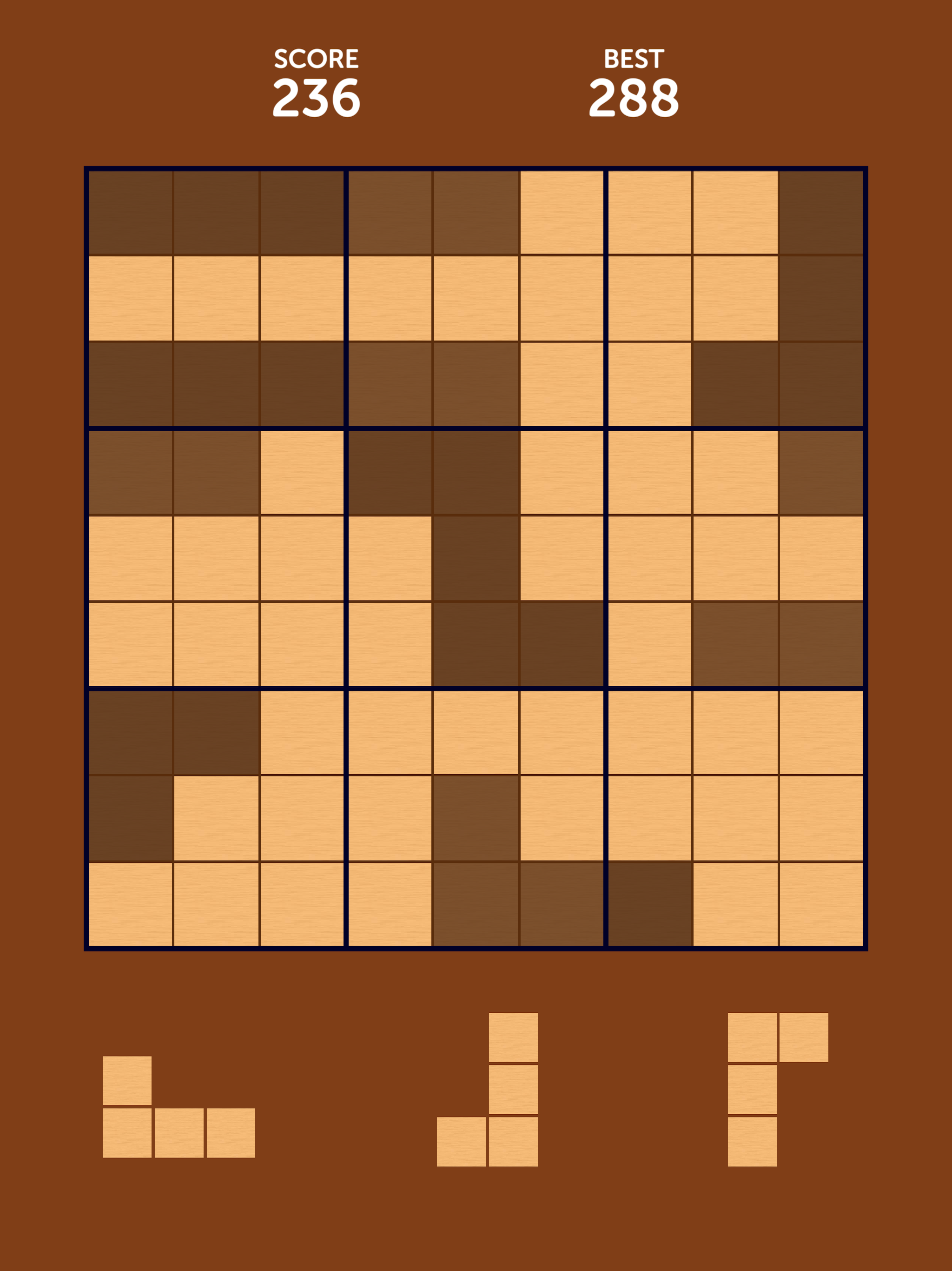 Wood Block Puzzle - Grid Fill