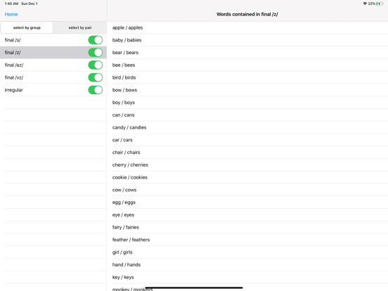 Teach Me Plurals iPad screenshot 10 - Education app