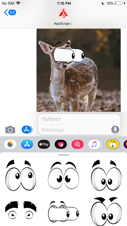 Crazy Eyes - Cartoon Stickers screenshot-3