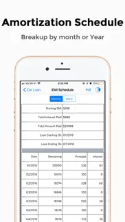 loan emi calculator - flexi iphone screenshot 3