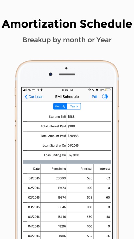 #3. Loan EMI Calculator - Flexi (iOS) Podle: Swetha MB