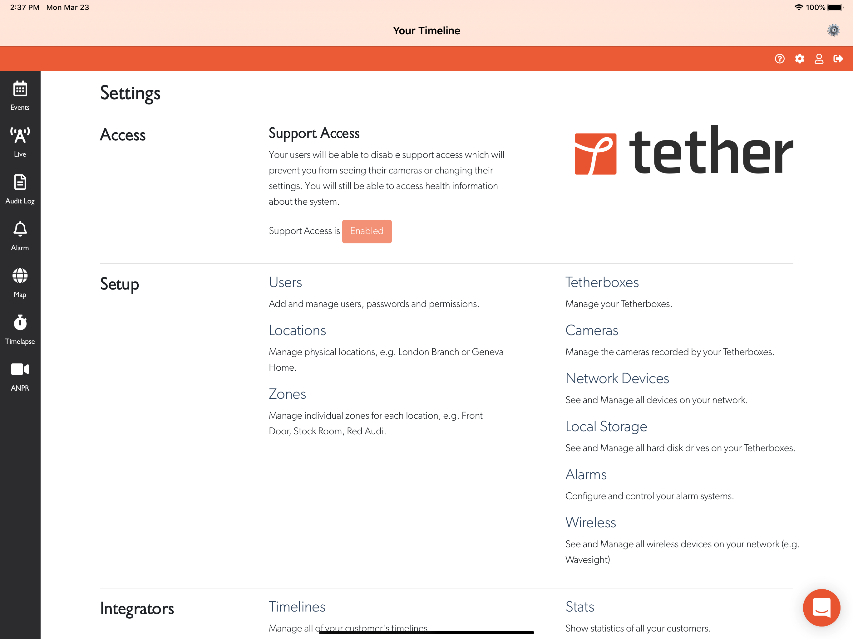 TetherX